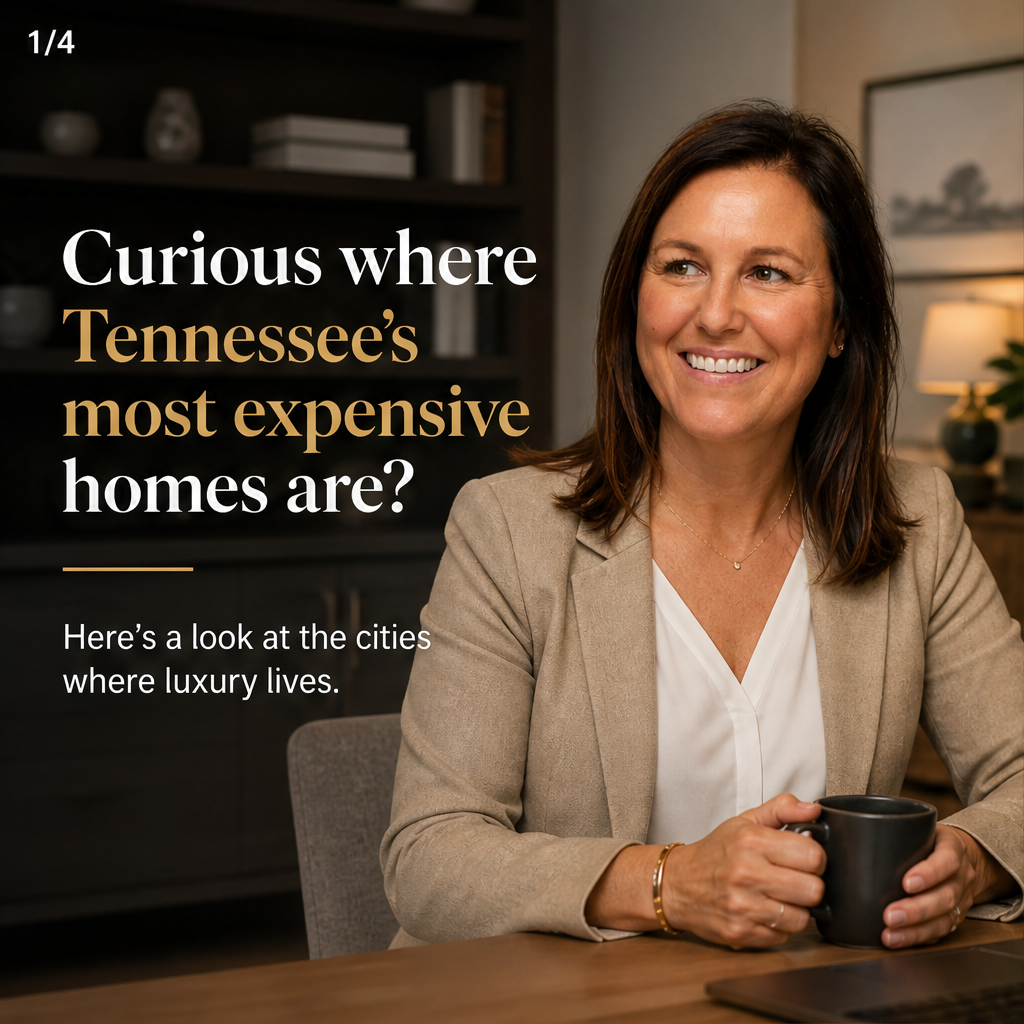 Cities with the most expensive homes in Tennessee