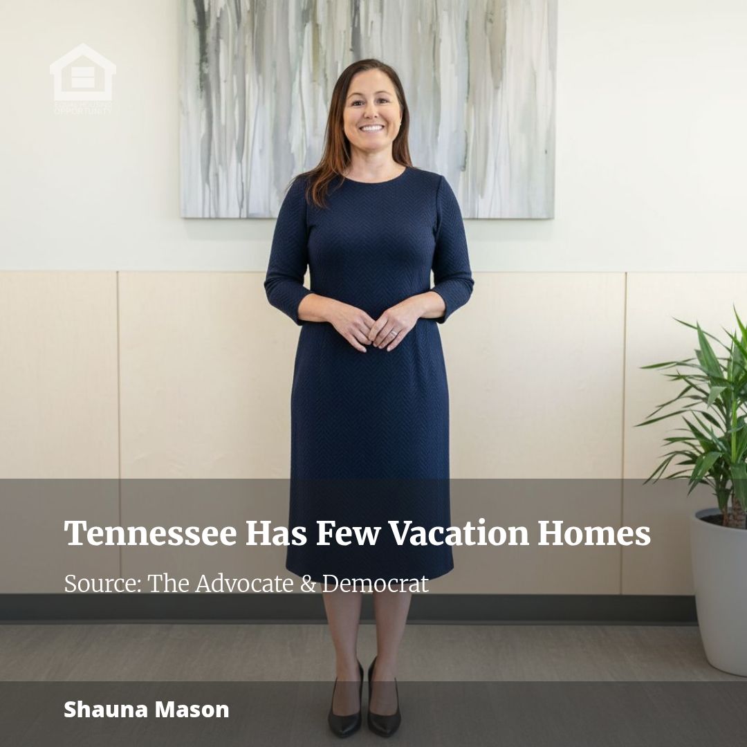 Only 1.8% of Tennessee Homes Are Vacation Homes, 11th Lowest Percentage in the U.S.